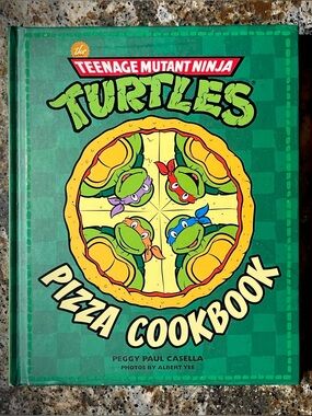 Ninja Turtles Pizza Cookbook Fun Novelty Family TV Cartoon Inspired Recipes
